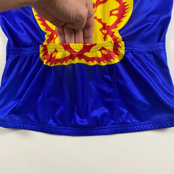 Vintage 90s GT Bicycles Cycling Jersey Scream MTB Mens XL Abstract NOBRA BMX - Picture 5 of 11